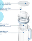 Carafe filtrante en verre Brita