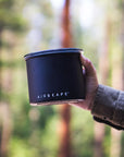 Boîte à café Airscape 250 g – Conservation hermétique du café en métal inoxydable