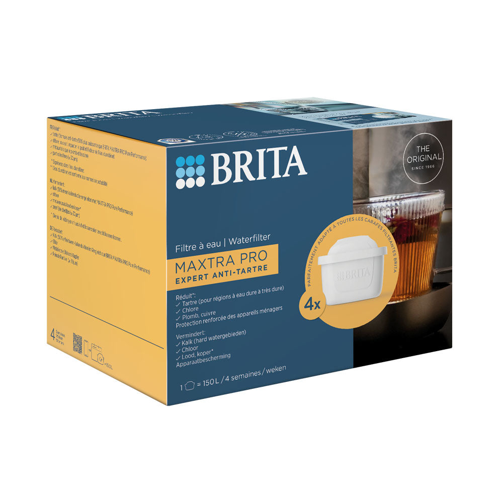 Pack 4 cartouches filtrantes Brita - Maxtra Pro Expert Anti tartre